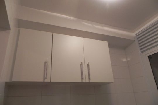Cozinha de apartamento para alugar com 1 quarto, 45m² em Santo Amaro, São Paulo