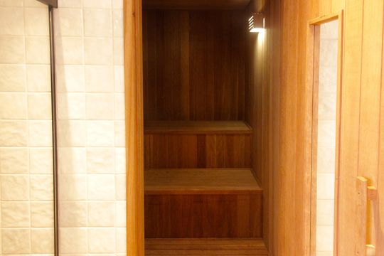 Área comum - Spa de apartamento para alugar com 2 quartos, 84m² em Ponta da Praia, Santos