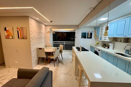 Cozinha de apartamento à venda com 3 quartos, 62m² em Centro, Diadema