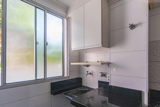 Área de Serviço de apartamento à venda com 2 quartos, 49m² em Parque Sao Vicente, Santo André