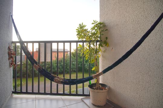 Sacada da Sala de apartamento à venda com 2 quartos, 66m² em Santo Afonso, Novo Hamburgo