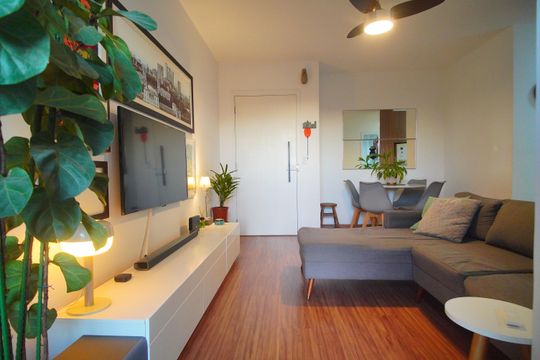 Sala de apartamento à venda com 2 quartos, 66m² em Santo Afonso, Novo Hamburgo