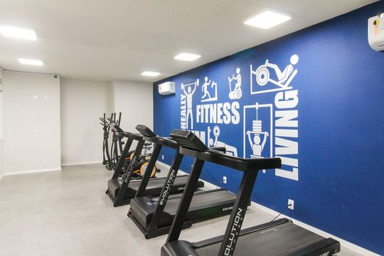 Área comum - Academia de apartamento para alugar com 2 quartos, 48m² em Jardim Betânia, Cachoeirinha