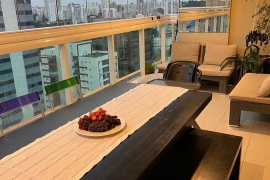 Área externa de apartamento à venda com 3 quartos, 126m² em Vila Gertrudes, São Paulo