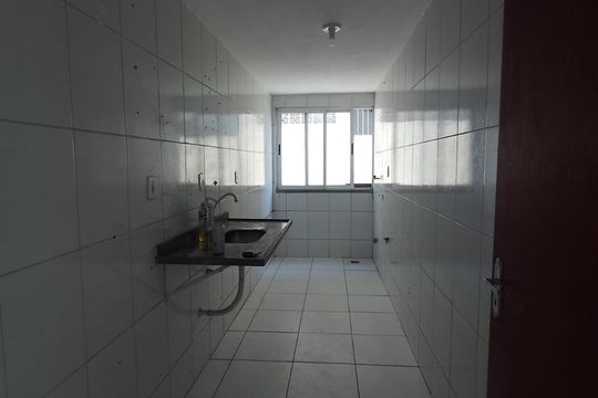 Cozinha de apartamento à venda com 2 quartos, 60m² em Curicica, Rio de Janeiro