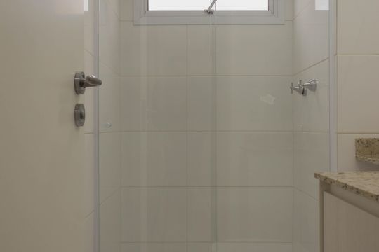 Banheiro de apartamento para alugar com 3 quartos, 104m² em Centro, São Bernardo do Campo