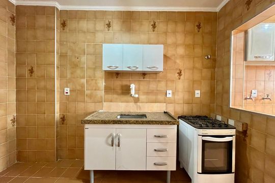 Cozinha de kitnet/studio à venda com 1 quarto, 50m² em Botafogo, Campinas