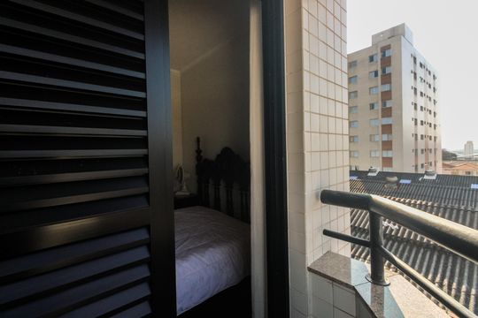 Suíte - Varanda  de apartamento à venda com 3 quartos, 85m² em Chácara Santo Antônio (zona Leste), São Paulo