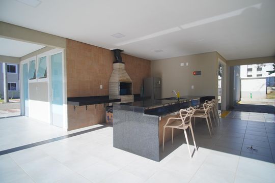 Área comum - Churrasqueira de apartamento à venda com 2 quartos, 52m² em Feitoria, São Leopoldo