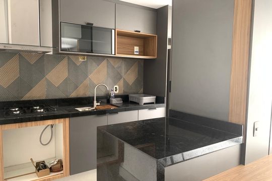 Cozinha de apartamento à venda com 2 quartos, 90m² em Cerqueira César, São Paulo