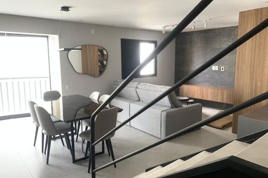 Sala de apartamento à venda com 2 quartos, 90m² em Cerqueira César, São Paulo