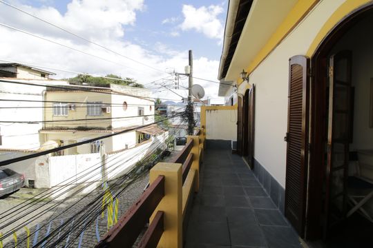 Varanda de casa de condomínio para alugar com 3 quartos, 192m² em Freguesia (jacarepaguá), Rio de Janeiro