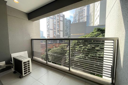 Varanda de kitnet/studio para alugar com 1 quarto, 29m² em Butantã, São Paulo