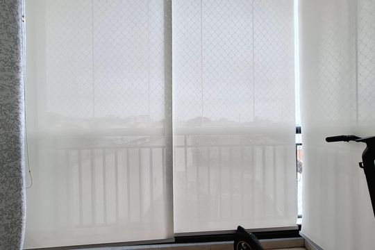 Varanda da Sala de apartamento para alugar com 2 quartos, 52m² em Utinga, Santo André