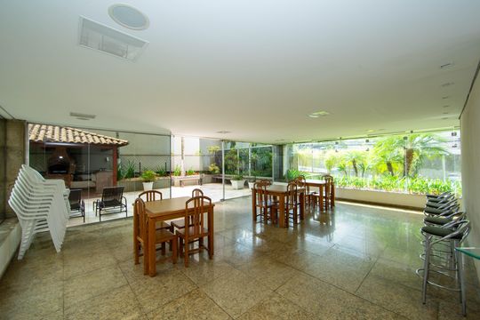 SALAO DE FESTAS  de apartamento à venda com 4 quartos, 180m² em Gutierrez, Belo Horizonte