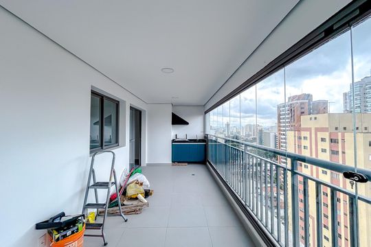 Varanda de apartamento à venda com 2 quartos, 76m² em Vila Zilda, São Paulo