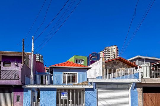 Fachada de casa para alugar com 2 quartos, 157m² em Jardim Bela Vista, Santo André