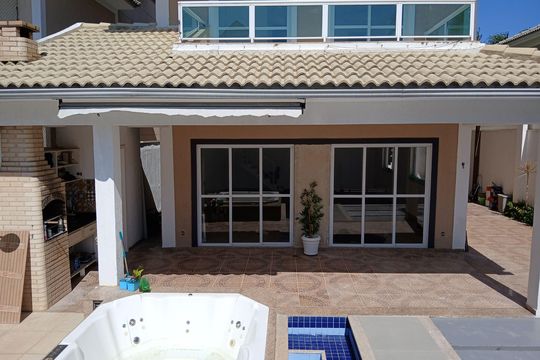 Área externa de casa de condomínio à venda com 5 quartos, 260m² em Vargem Grande, Rio de Janeiro