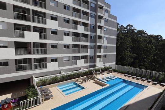 Vista da Varanda de apartamento para alugar com 1 quarto, 27m² em Portal do Morumbi, São Paulo