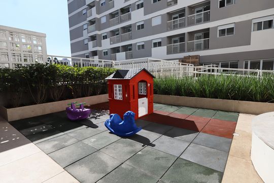 Área comum - Playground de apartamento para alugar com 1 quarto, 27m² em Portal do Morumbi, São Paulo