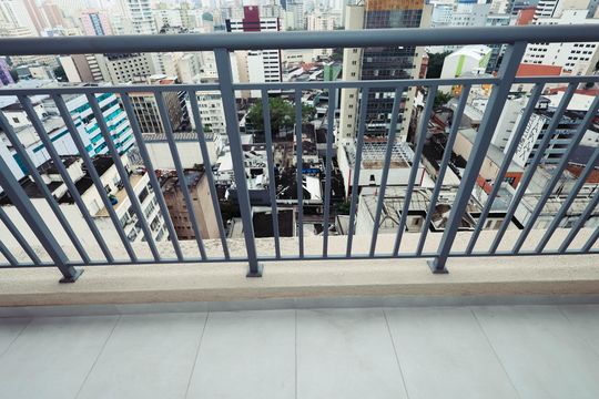 Varanda de apartamento para alugar com 1 quarto, 30m² em Liberdade, São Paulo