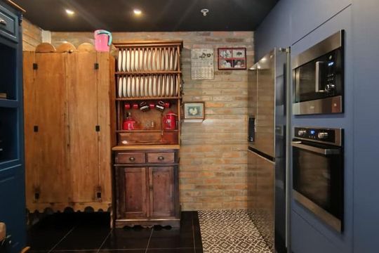Cozinha de casa de condomínio para alugar com 2 quartos, 290m² em Jansen, Gravataí