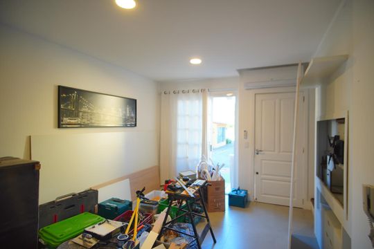 Sala de casa de condomínio para alugar com 3 quartos, 110m² em Morro Santana, Porto Alegre