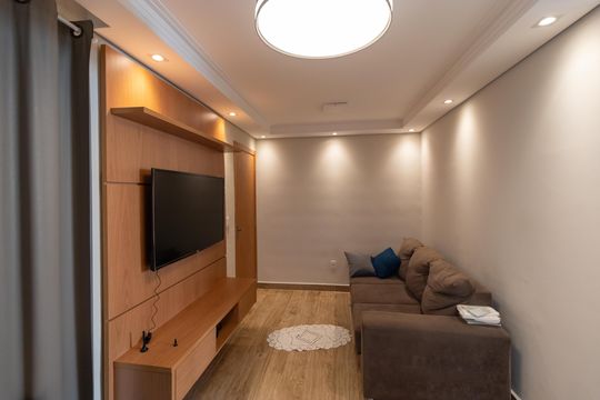 Salas de apartamento à venda com 2 quartos, 45m² em Jardim Nova Abolição, Campinas