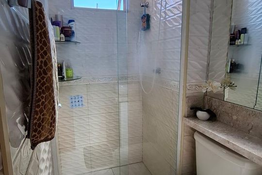 Banheiro de apartamento para alugar com 2 quartos, 49m² em Vila Carmosina, São Paulo