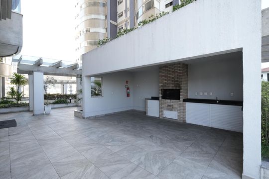 Área comum - Churrasqueira de apartamento para alugar com 3 quartos, 130m² em Vila Scarpelli, Santo André