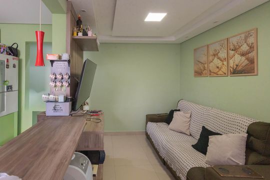 Sala de apartamento à venda com 2 quartos, 48m² em Parque Maria Helena, Campinas