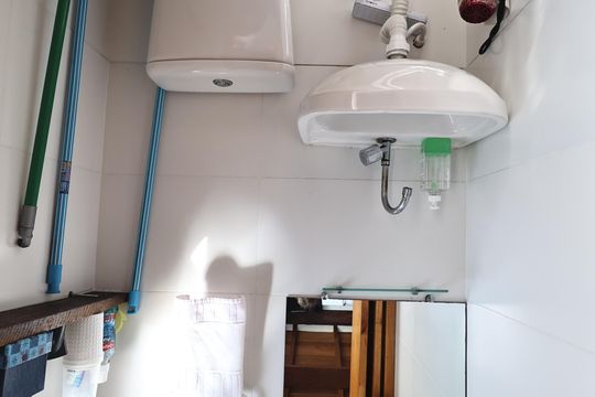 Lavabo 2 de apartamento à venda com 3 quartos, 111m² em Vila Helena, Santo André
