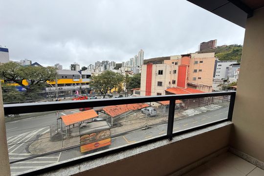 Varanda do Studio  de kitnet/studio para alugar com 1 quarto, 29m² em Cascatinha, Juiz de Fora