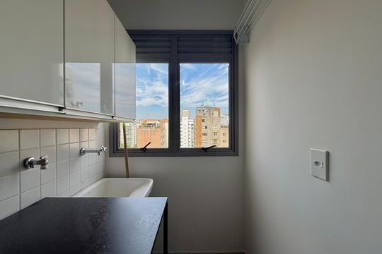 Área de Serviço de apartamento para alugar com 1 quarto, 48m² em Brooklin, São Paulo