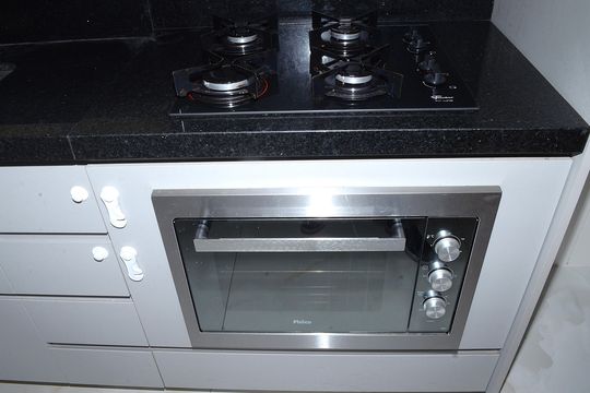 Cozinha e Área de Serviço de apartamento à venda com 3 quartos, 80m² em Ana Lúcia, Belo Horizonte