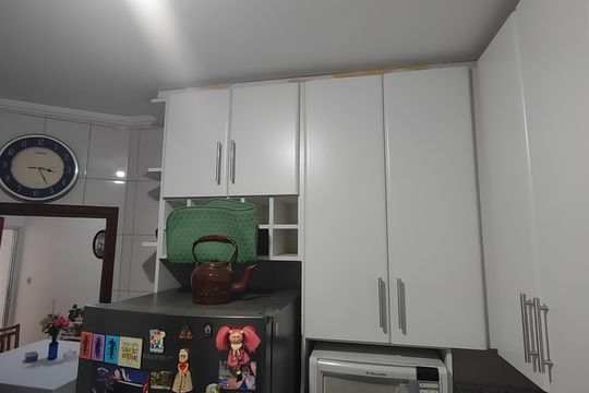 Cozinha de apartamento à venda com 2 quartos, 63m² em Olímpico, São Caetano do Sul