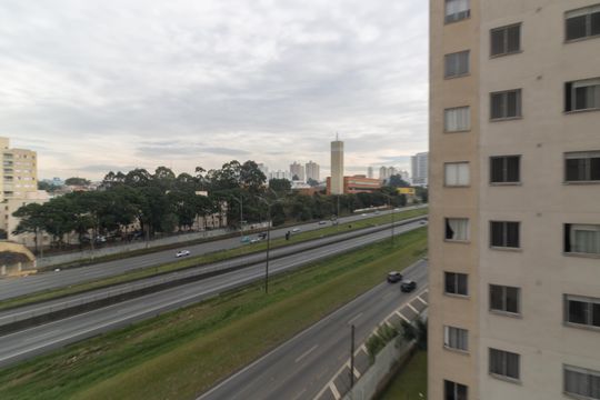 Vista da Sala de apartamento para alugar com 2 quartos, 32m² em Parque Fongaro, São Paulo