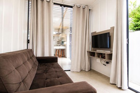 Sala de apartamento para alugar com 1 quarto, 40m² em Rio Tavares, Florianópolis