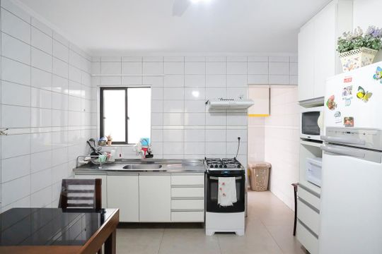 Cozinha de apartamento à venda com 2 quartos, 95m² em Santa Maria, São Caetano do Sul
