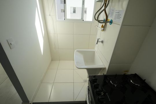 Área de Serviço de apartamento para alugar com 2 quartos, 39m² em Jardim, Santo André