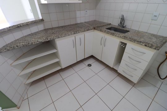 Cozinha  de apartamento para alugar com 1 quarto, 49m² em Nova Ribeirânia, Ribeirão Preto