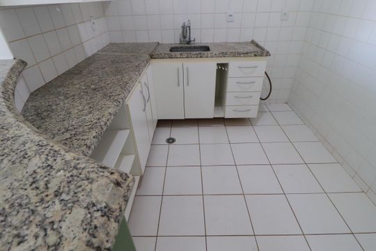 Cozinha  de apartamento para alugar com 1 quarto, 49m² em Nova Ribeirânia, Ribeirão Preto