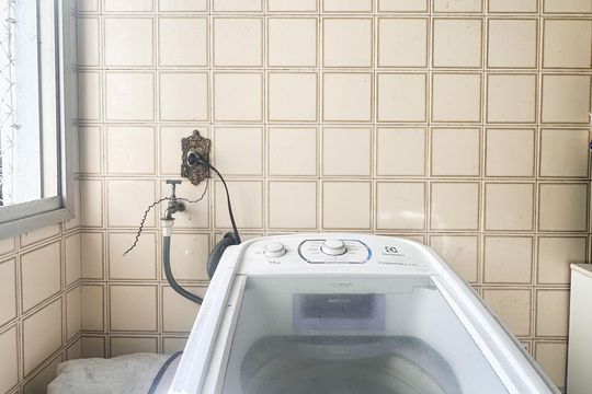 Área de serviço de apartamento à venda com 2 quartos, 60m² em Vila Rica, São Bernardo do Campo