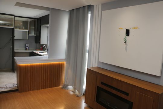 sala de apartamento para alugar com 2 quartos, 45m² em Jardim Alvorada, Nova Iguaçu