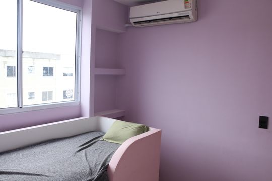 quarto de apartamento para alugar com 2 quartos, 45m² em Jardim Alvorada, Nova Iguaçu