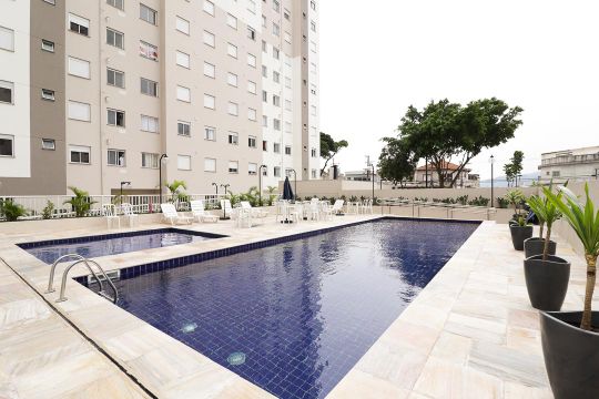 Piscina de apartamento para alugar com 2 quartos, 42m² em Vila Nova Cachoeirinha, São Paulo