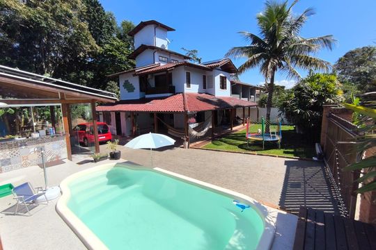 Piscina de casa para alugar com 4 quartos, 500m² em Rio Tavares, Florianópolis