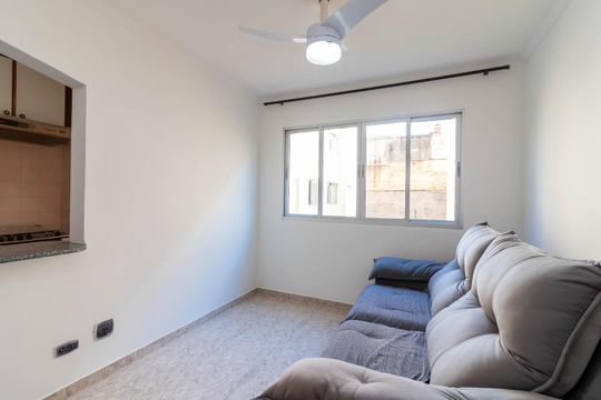 Sala de Estar de apartamento à venda com 1 quarto, 48m² em Lauzane Paulista, São Paulo
