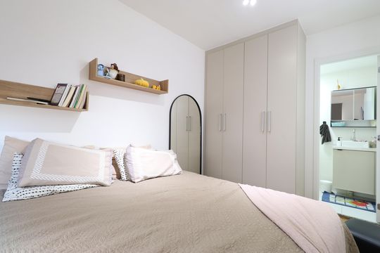 Quarto de apartamento à venda com 1 quarto, 27m² em Barra Funda, São Paulo