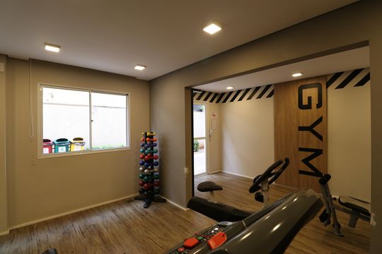 Academia  de apartamento à venda com 1 quarto, 27m² em Barra Funda, São Paulo